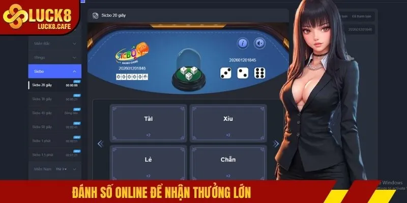 Đánh số online để nhận thưởng lớn